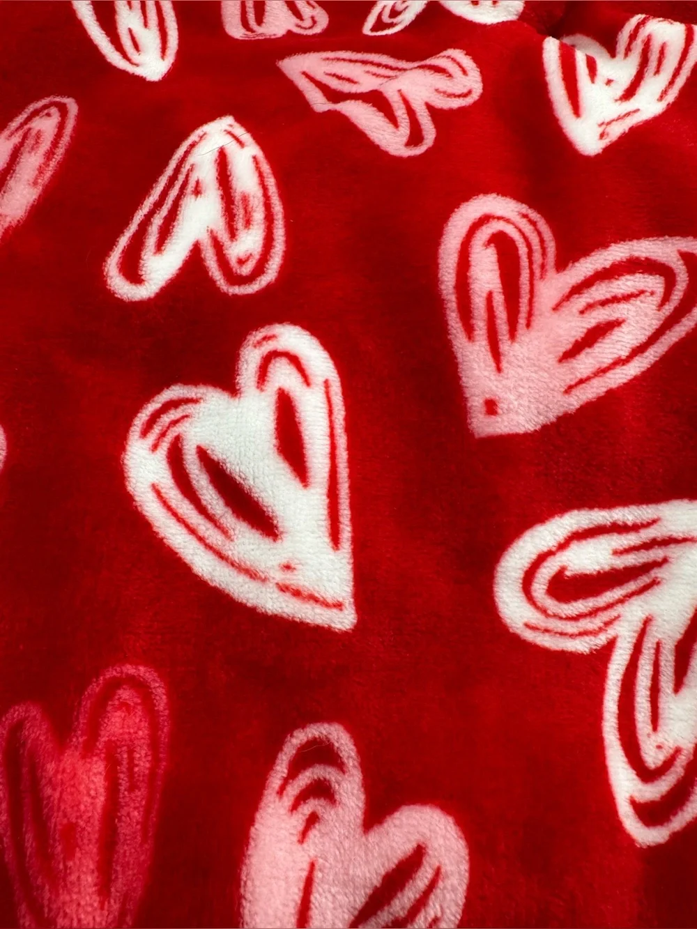 Be Mine Plush Throw Blanket Red Hearts 50” x 60” NEW Valentines Love Marriage